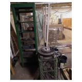 Metalworking Cabinet, Bender & Misc Metal Pieces
