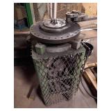 Metalworking Cabinet, Bender & Misc Metal Pieces