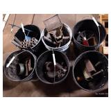 Metalworking Cabinet, Bender & Misc Metal Pieces