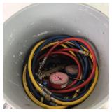 Large Lot Of Gauges And Hoses
