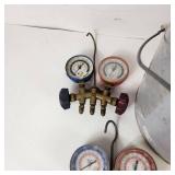 Large Lot Of Gauges And Hoses