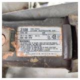 Black & Decker Industrial Heavy Duty  3108 Two Speed  Cut-Saw Reciprocating Saw Tested Works Good Condition