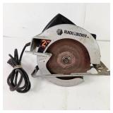 Black & Decker 7 1/4" Circular Saw No. 7331 120V Corded Good Condition Tested Works