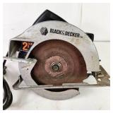 Black & Decker 7 1/4" Circular Saw No. 7331 120V Corded Good Condition Tested Works