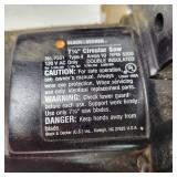 Black & Decker 7 1/4" Circular Saw No. 7331 120V Corded Good Condition Tested Works
