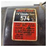 Skilsaw 7 1/4" 1 3/4" HP Corded Tested Works Good Condition