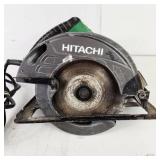 Hitachi 7 1/4" Circular Saw C 7ST Good Condition Tested Works PLATE ON BOTTOM IS BROKEN