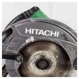 Hitachi 7 1/4" Circular Saw C 7ST Good Condition Tested Works PLATE ON BOTTOM IS BROKEN