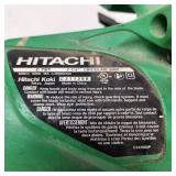 Hitachi 7 1/4" Circular Saw C 7ST Good Condition Tested Works PLATE ON BOTTOM IS BROKEN