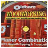 Lot Of Two Oldham Saw Blades 10" Planer Combination 50 Tooth 12" 80 Tooth Good Condition