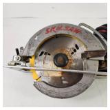 Skilsaw 7-1/4" Worm Drive Saw Good Condition Tested Works Corded