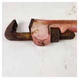 Large Plumbing Wrench Heavy Duty Good Condition