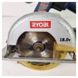 Lot Of Three Ryobi Tools 18V P501 Saw P510 Hand Saw P204 Drill TOOLS ONLY Tested And Work