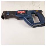 Lot Of Four 18V Ryobi Tools Two Saws Drill And Flashlight TOOLS ONLY Tested And Work