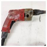 Milwaukee Magnum Corded Drill Tested Works Good Condition