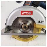 Lot Of Two Ryobi Tools P501 Circular Saw And P710 Hand Vacuum Good Condition TOOLS ONLY