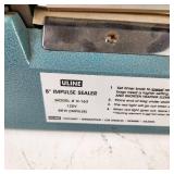 Uline 8" Impulse Sealer Model H-163 120V Excellent Condition