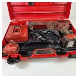 Hilti Adhesive Gun Two Batteries And Charger Tested Works Good Condition