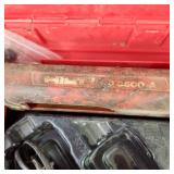 Hilti Adhesive Gun Two Batteries And Charger Tested Works Good Condition