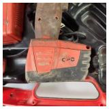 Hilti Adhesive Gun Two Batteries And Charger Tested Works Good Condition