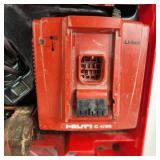 Hilti Adhesive Gun Two Batteries And Charger Tested Works Good Condition