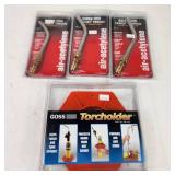 Goss Torcholder Part MP-100 And Three Target Torch Air-Acetylene NEW Slight Damage To A Few Packages