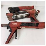 Hilti Epoxy Dispensers 2 HDM 500 One MD 1000 Fair Condition