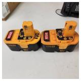 Lot Of Miscellaneous Tools And Batteries Ryobi Ridgid Hilti And More Good Condition UNTESTED