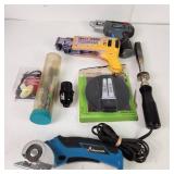 Miscellaneous Lot Of Items Drill Bits Tools And More Good Condition