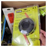 Large Lot Of Ryobi Trimmer Items Open Box Items Great Condition