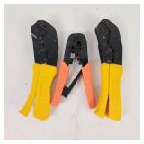 Lot Of Three Crimping Tools Excellent Condition