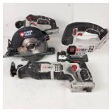 Lot Of Three Porter Cable Tools PCC670 PCC650 And PCC660 Tested Work Great Condition