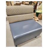 Rolling Couch Chairs (529527) Two Corner Units and One Straight Unit