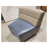 Rolling Couch Chairs (529528) Two Corner Units and One Straight Unit