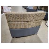 Rolling Couch Chairs (529528) Two Corner Units and One Straight Unit
