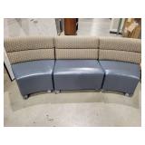 Rolling Couch Chairs (529528) Two Corner Units and One Straight Unit