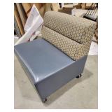 Rolling Couch Chairs (529529) Two Corner Units and One Straight Unit