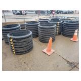 Total of 9 Large Plastic Piping (529958) Cut at Different Lengths