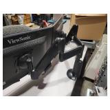 Pre-made Workstation (530082) With Working Dual Monitors/Stand, Keyboard, Mouse, Chair and Desk