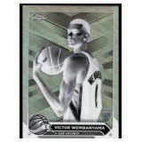 Victor Wembanyama RARE RC Negative Refractor 2024 Topps Chrome #1 Rookie Basketball Card