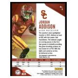 Jordan Addison Auto RC /75 2023 Chronicles Phoenix Draft Picks #6, numbered 52/75, Rookie Signed Minnesota Vikings Football Card