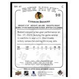 Connor Bedard RC 2023-24 Upper Deck Bee Hive Extended Series #BH-41 Rookie Hockey Card
