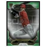 Shohei Ohtani /275 Triple Threads Green Foil 2020 Topps #3, numbered 109/275 Baseball Card