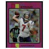 CJ Stroud RC Pink Refractor 2024 Topps #1973-12 Rookie Football Card