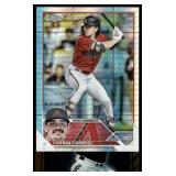 Crobin Carrol RC Prizm Refractor 2023 Topps Chrome #95 Baseball Card