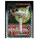 Kody Funderburk RC X-Fractor 2024 Topps Chrome #297 Rookie Minnesota Twins Baseball Card