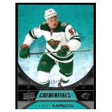 Kirill Kaprizov /399 2021-22 Upper Deck Credentials #12 Minnesota Wild Hockey Card