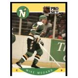 Mike Modano RC 1990 Pro Set #142 Minnesota North Stars Rookie Hockey Card