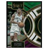 Anthony Edwards Silver Prizm 2023-24 Select #164 Minnesota Timberwolves Basketball Card