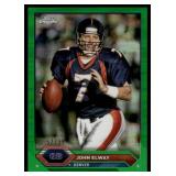 John Elway /99 Green Refractor 2024 Topps Chrome Composite, numbered 52/99, #7 Football Card